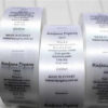 clothing labels polyester