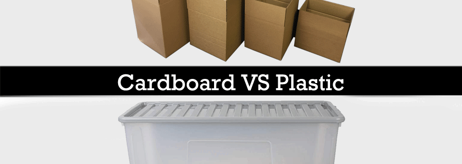 Cardboard and plastic