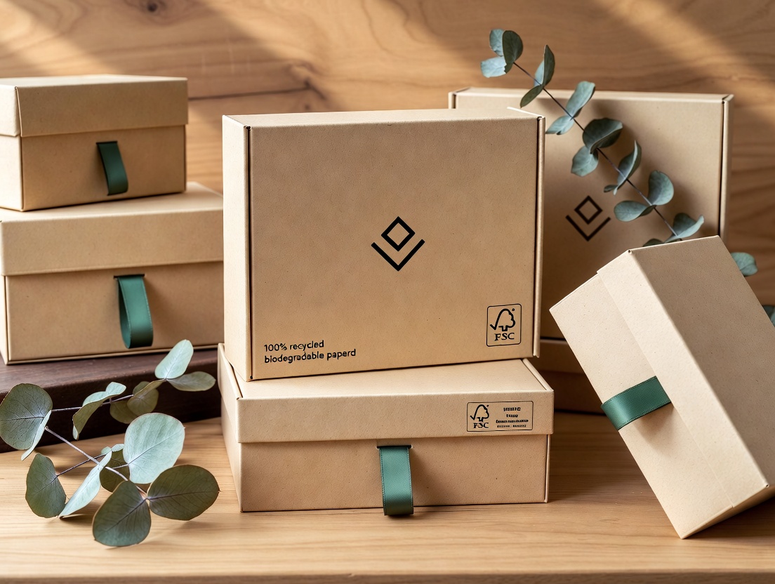 Eco Kraft Rigid Boxes - Wabs Print UK