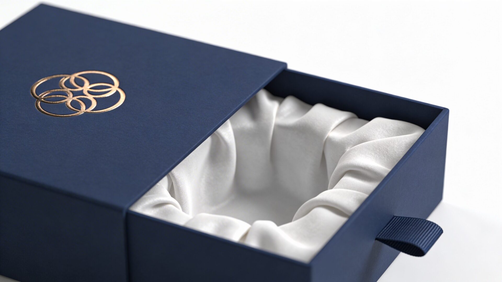 Magnetic closure luxury rigid box packaging detail - Wabs Print UK
