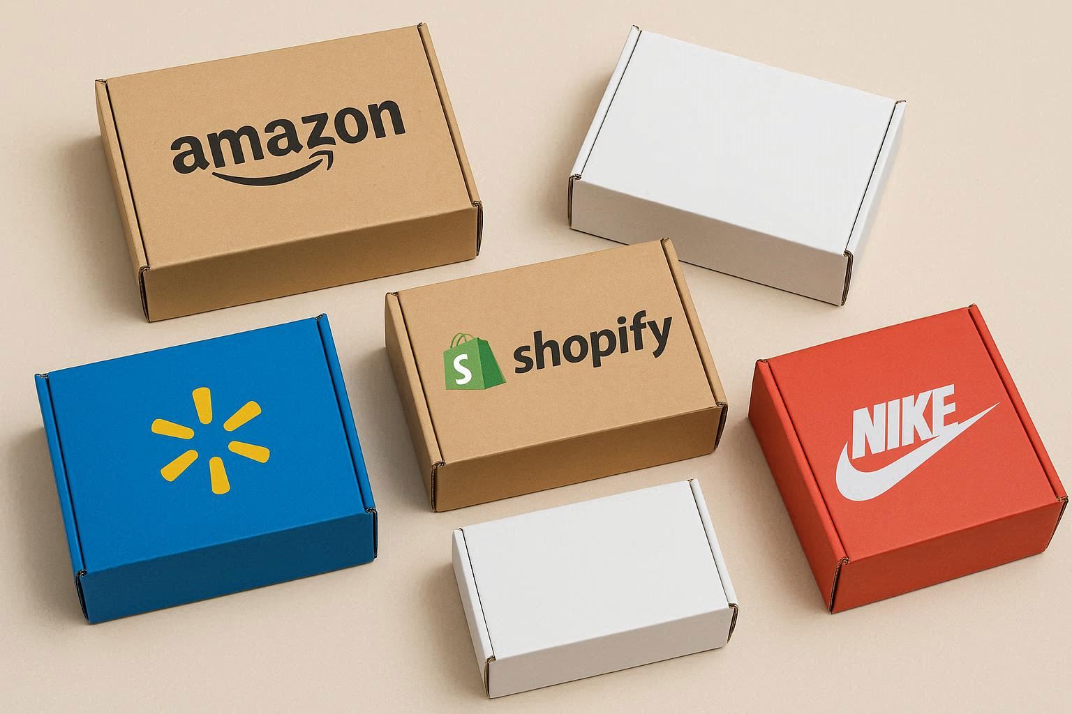 Custom branded postal boxes with UK business logos - Wabs Print