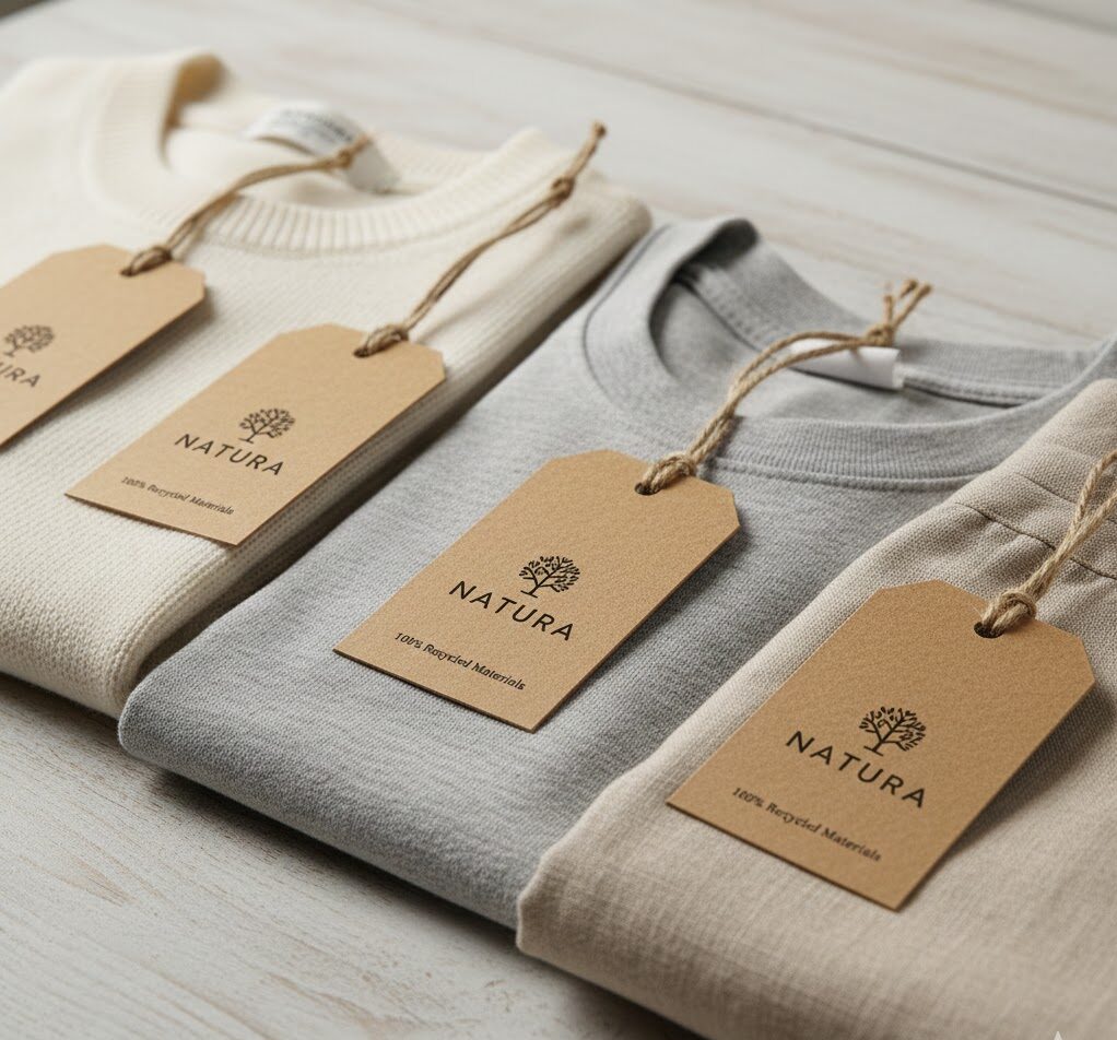 Swing Tag - Hang Tag - Recycled Kraft Tag