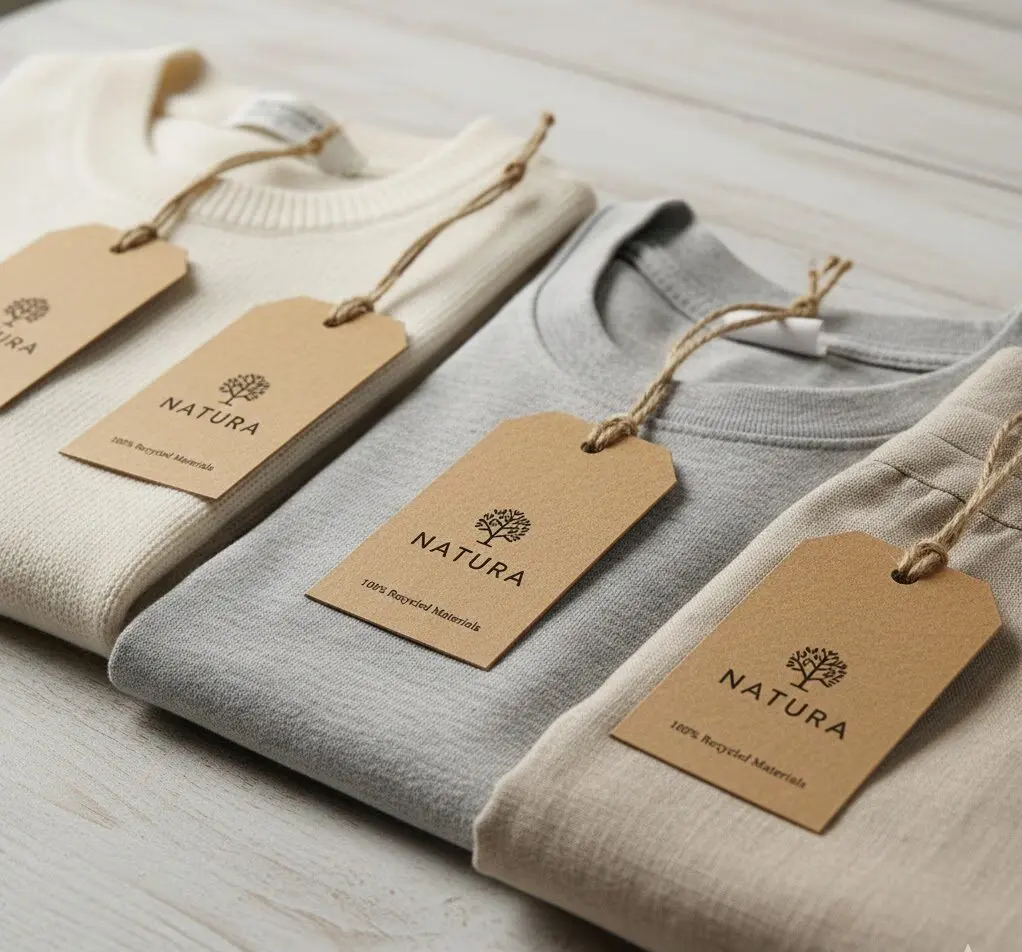 Swing Tag - Hang Tag - Recycled Kraft Tag