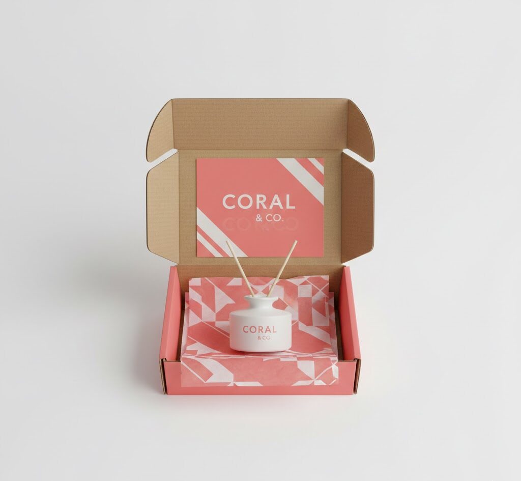 Custom printed mailer box