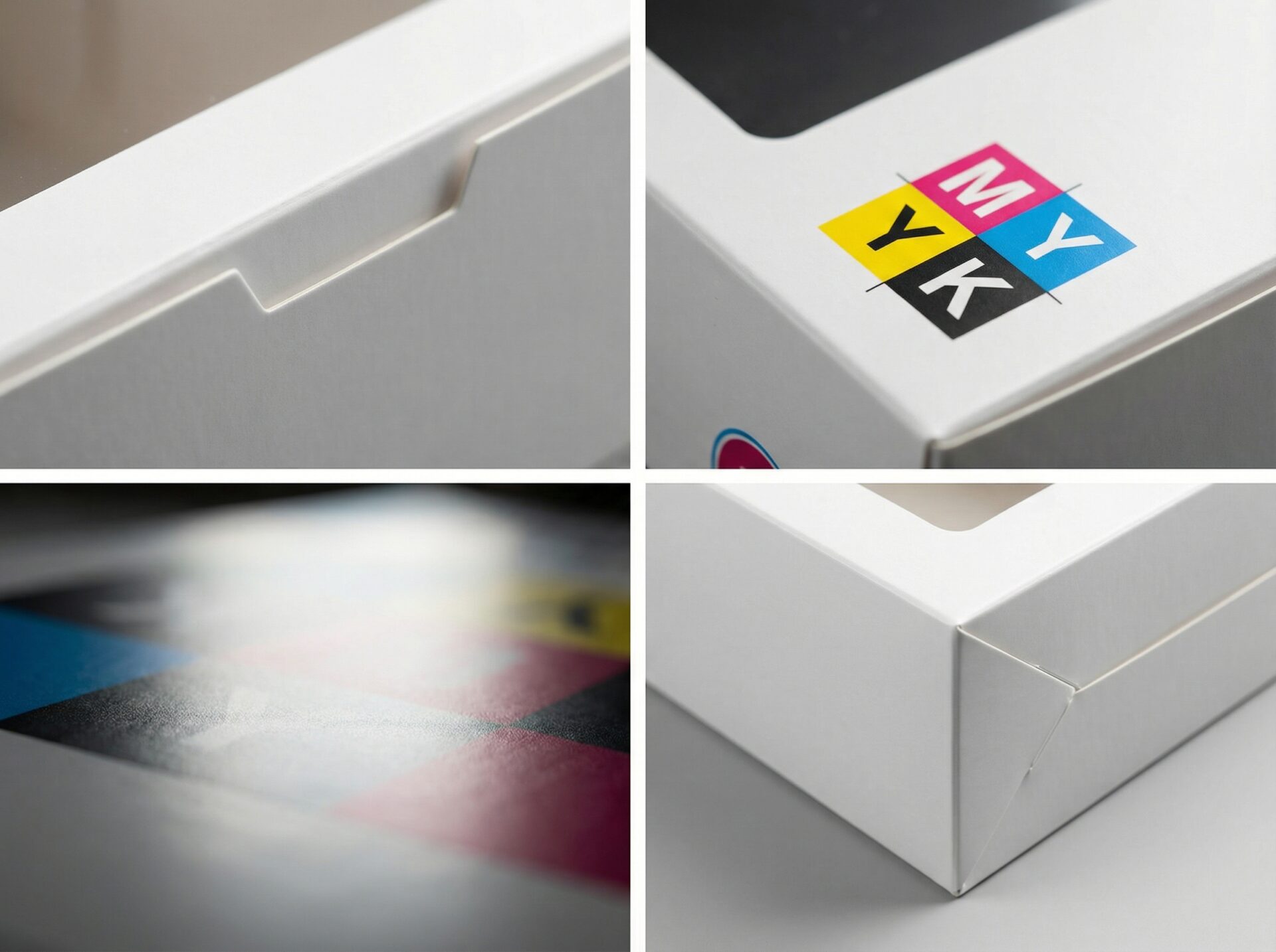 Cake boxes UK close-up showing food-safe board, printing quality and construction detail - Wabs Print
