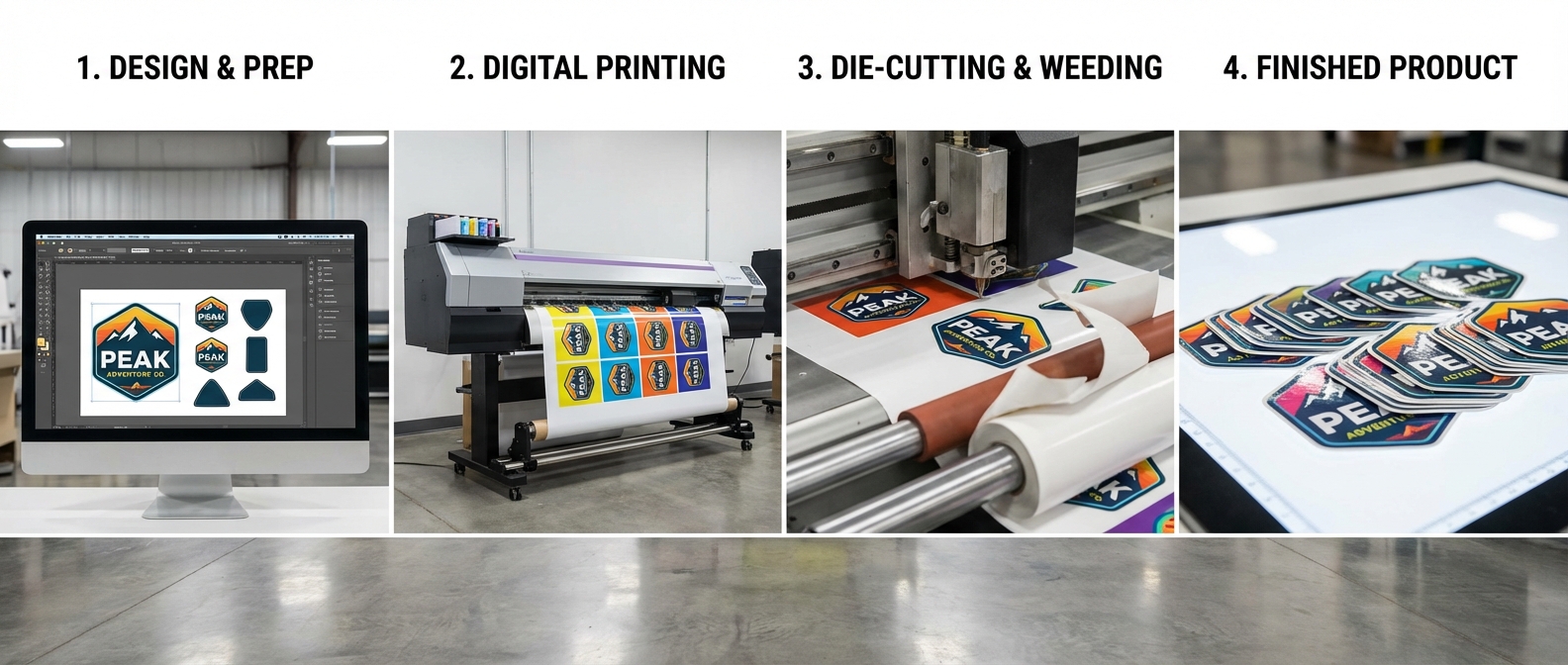 Custom sticker design and printing process - from artwork to finished product - Wabs Print