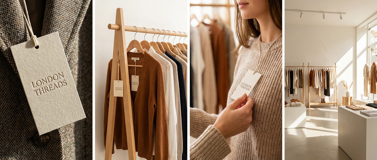 Swing tags being used on UK clothing and retail products - Wabs Print