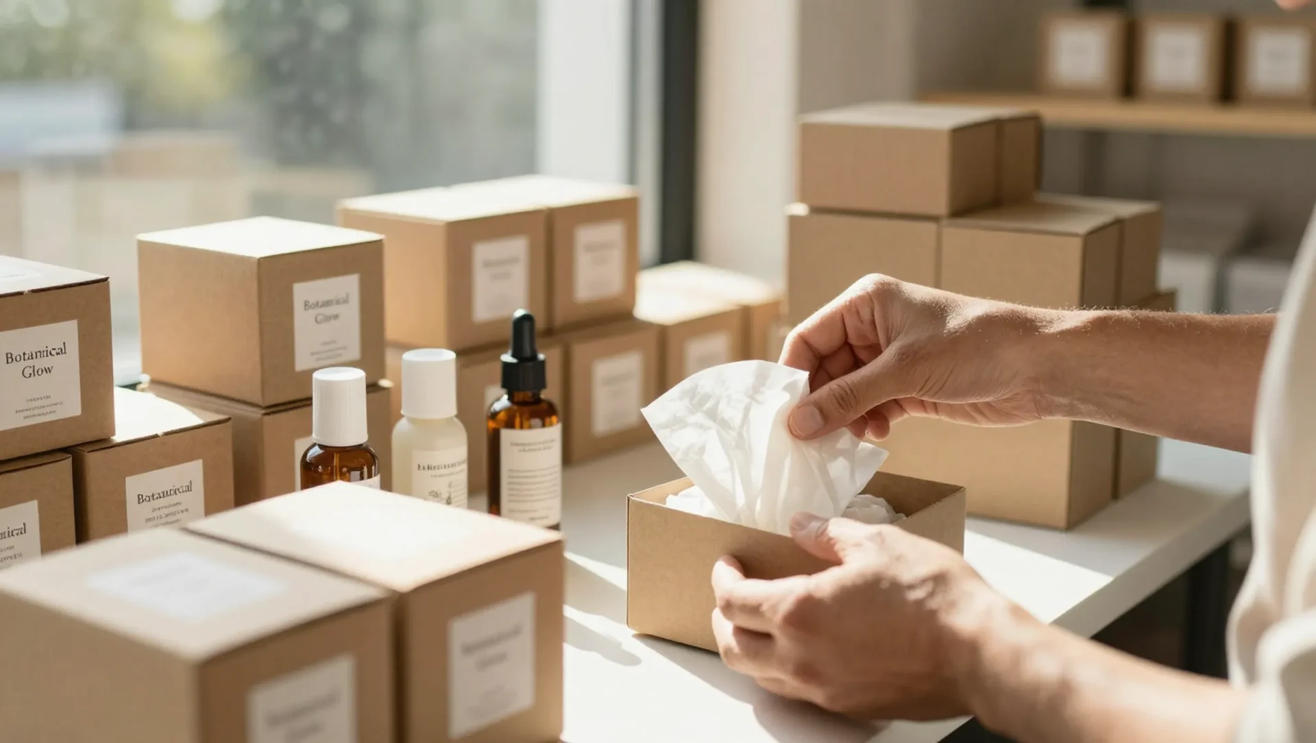 Kraft boxes UK across industries — cosmetics, candles, food, wellness, subscription, gifting - Wabs Print