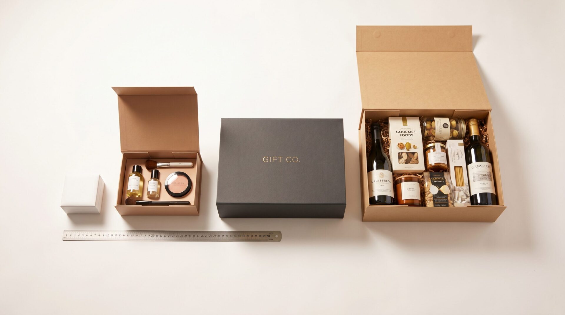 Gift Box Finishes UK - Soft-Touch, Matte, Gloss, Gold Foil, Emboss, Aqueous Coat comparison