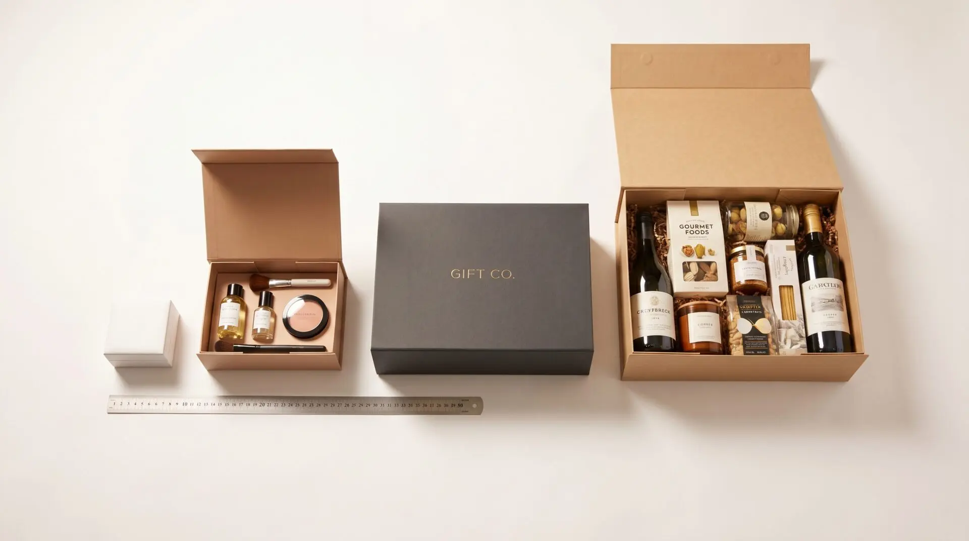 Gift Box Finishes UK - Soft-Touch, Matte, Gloss, Gold Foil, Emboss, Aqueous Coat comparison
