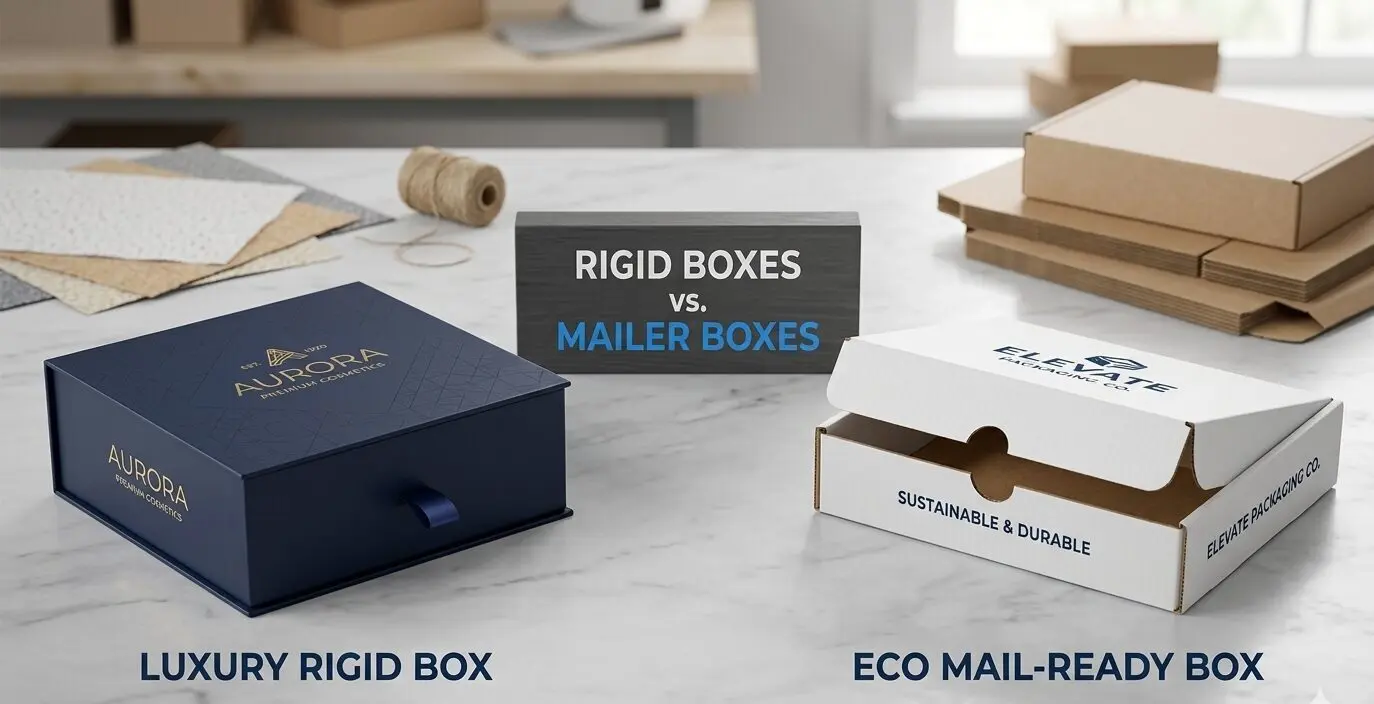 rigid boxes vs mailer boxes
