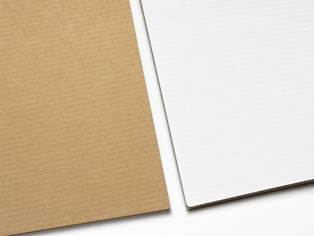 Kraft board vs white board candle box material comparison custom candle boxes UK | Wabs Print