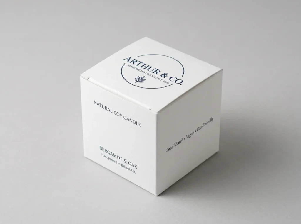 Single custom printed box no minimum order packaging UK small business | Wabs Print