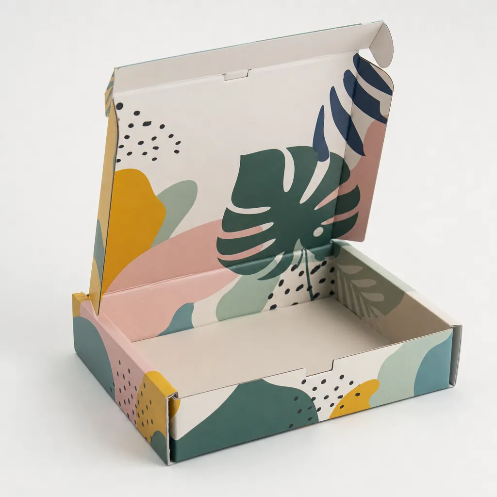 White mailer box materials and self-locking tab open custom mailer boxes UK e-commerce packaging | Wabs Print