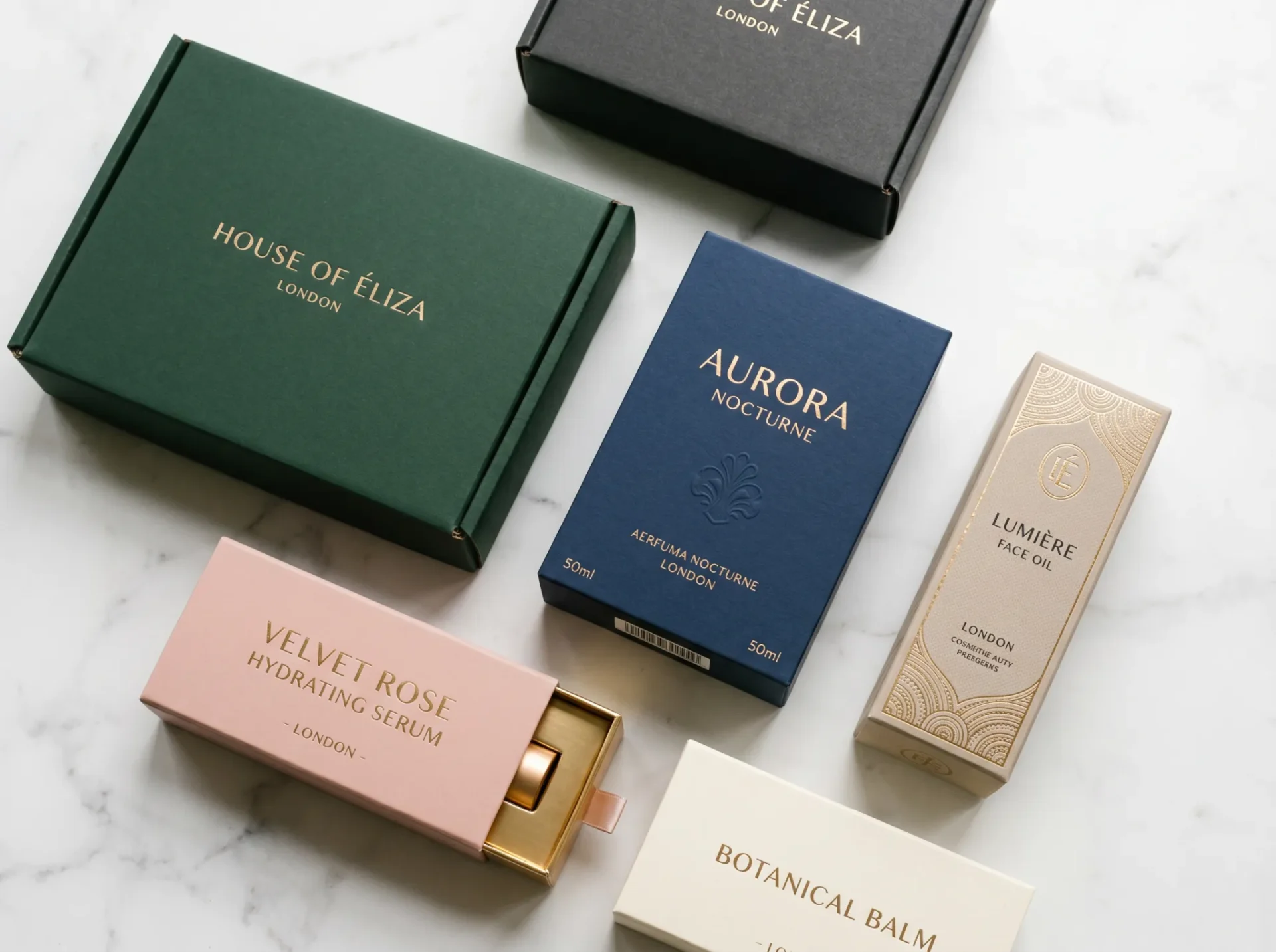 Custom premium packaging boxes for London and South East brands — Wabs Print