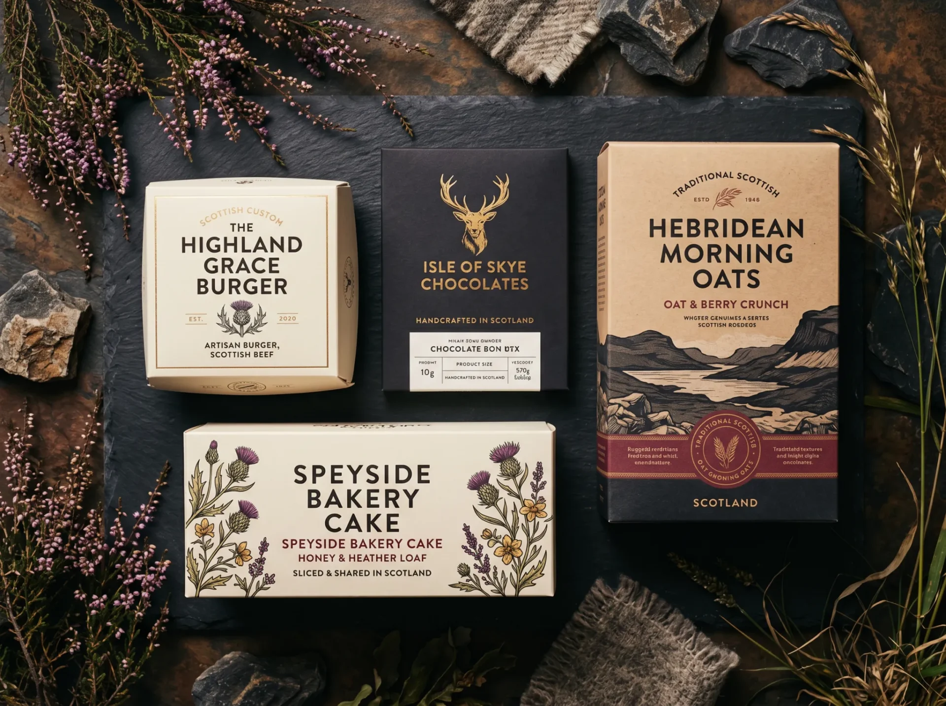 Custom food packaging boxes for Scotland and North East England businesses — Wabs Print