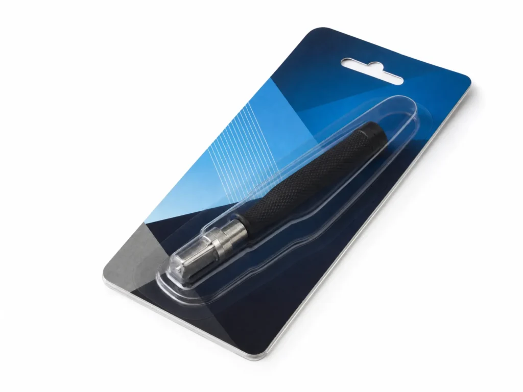 Face seal blister pack hand tool retail display custom blister packaging UK | Wabs Print